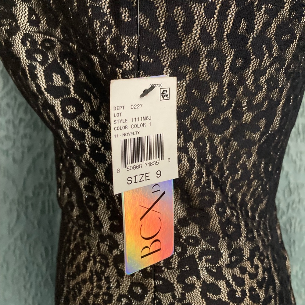 BCX | NWT Animal Print Lace Sheath Dress - Picture 8 of 10